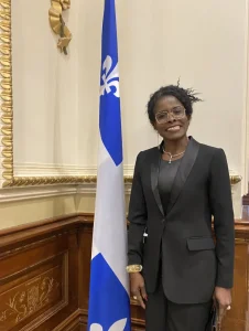 Elvire à l'’Agora de l’Assemblée nationale du Québec